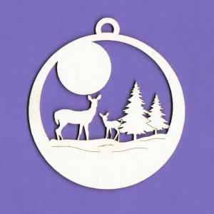 Tekturka Crafty Moly Zawieszka Leśna